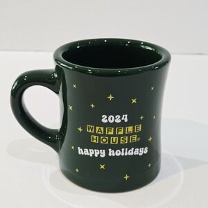 WAFFLE HOUSE Christmas 2024 Limited Edition Coffee Cup Ceramic Mug Tuxton NEW